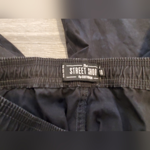 COTTON ON men's 100% cotton black blue casual basic pull-on shorts • bundle of 2 - Picture 10 of 12